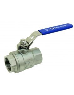 Vanne à sphère inox femelle/femelle à passage intégral cadenassable