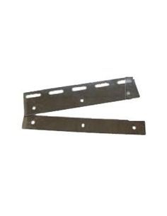 JEU de 2 plaquettes Inox pour suspension de lanières