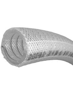 Tuyau PVC alimentaire spiralé tressé pour l'aspiration et le refoulement