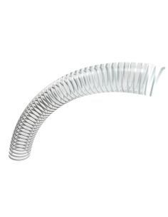 Tuyau PVC alimentaire spirale plastique blanc  2