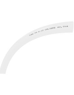 Tube calibré en polyamide (PA) blanc