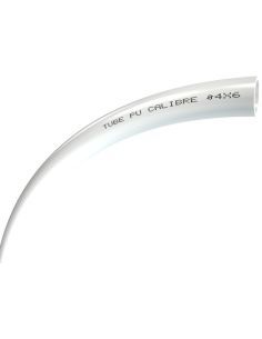 Tube calibré en polyuréthane (PU) blanc 