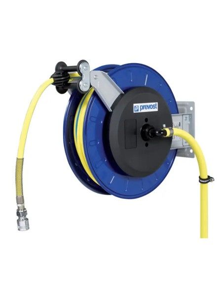 Enrouleur Eau ouvert acier avec 15m de tuyau15x21mm