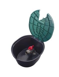 Bouche d'arrosage munie d'une vanne 3/4"