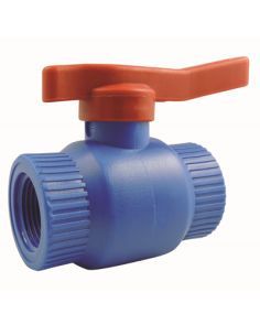 Vanne à sphère polypropuylène gélives