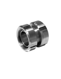 Raccord inox double femelle Mâcon, avec écrous