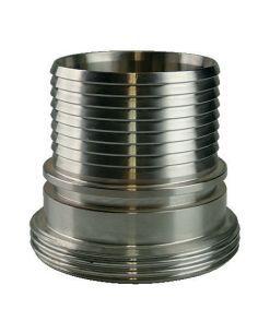 Raccord mâle inox suivant DIN 11851, à collerette