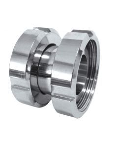 Raccord double femelle inox suivant DIN 11851, avec écrous