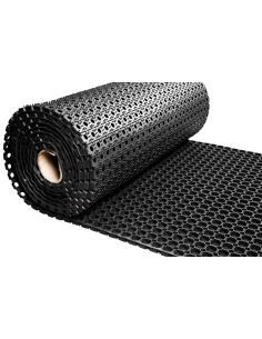 Caillebotis en Caoutchouc Noir en rouleau