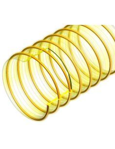 Gaine polyuréthane transparente alimentaire spire métal +100°C