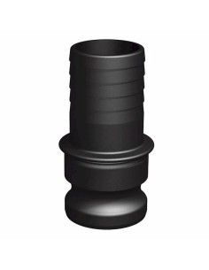 Adaptateur à came en polypropylène sur canule - Camlock Type. E