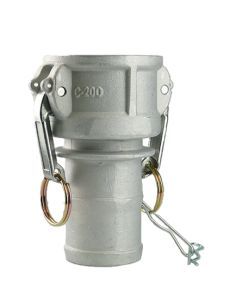 Coupleur à came en aluminium sur canule - CamLock Type. C