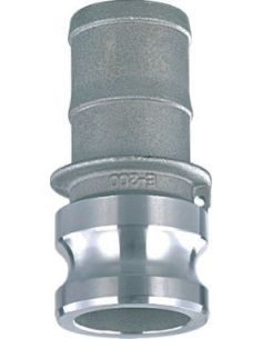 Adaptateur à came en aluminium sur canule - Camlock Type. E