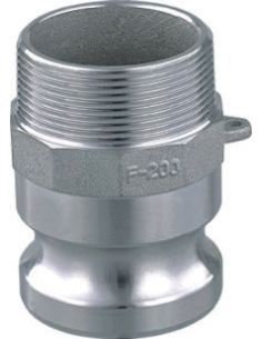 Adaptateur à came en inox sur mâle BSP - CamLock Type. F