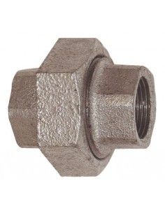 Raccord union conique femelle/femelle en en fonte malléable galvanisée