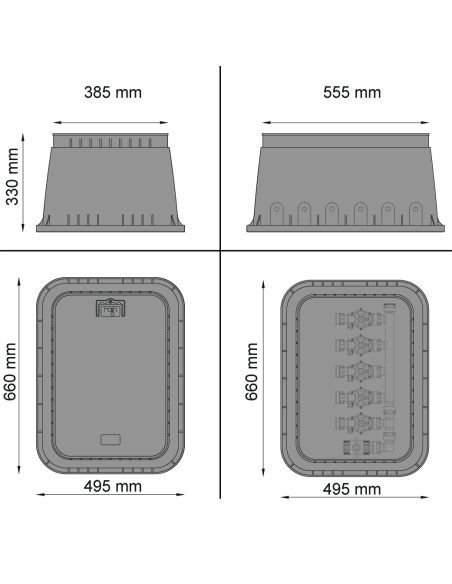 Regard rectangulaire Jumbo 56 x 39 cm