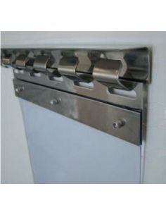 JEU de 2 plaquettes Inox pour suspension de lanières 2