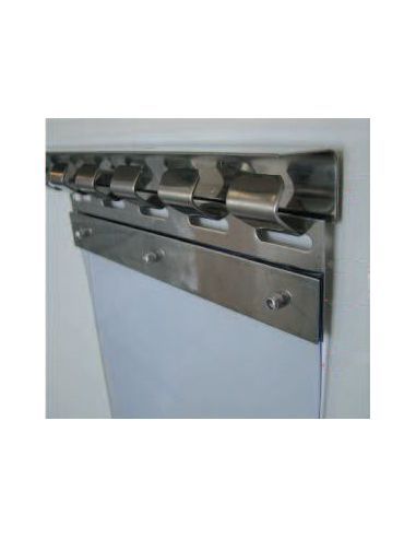 PROFILE INOX DE 1M pour suspension de lanières