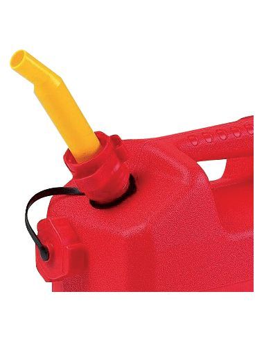 Jerrican plastique avec bec verseur pour hydrocrabure