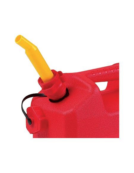 Jerrican plastique avec bec verseur pour hydrocrabure