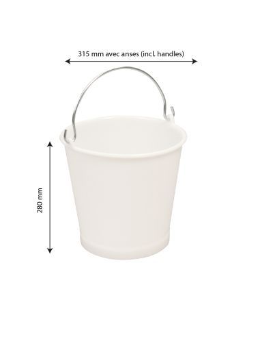 Seau rond 10L