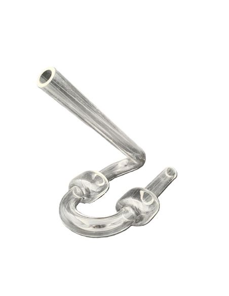 PETITE PIPE FERMENTATION NU -angle 45°- Réf:IK.45.B