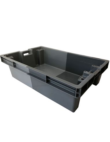 Bac Plein Bicolore Gris foncé/clair Emboîtable - 32L