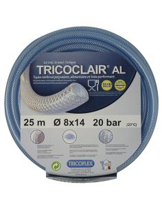Tuyau TRICOCLAIR AL polyvalent transparent