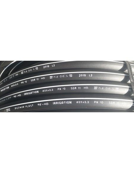 Tube PE-HD Ligne blanche irrigation 10Bar