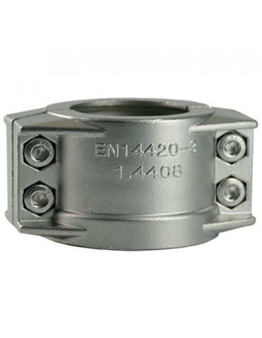 Collier Demi-Coquilles en acier inoxydable