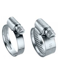 Collier de serrage en acier inoxydable larg. 12mm