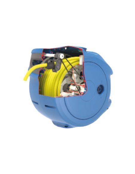 Dévidoir WATER-REEL-PRO avec pistolet et 20m tuyau dia.12mm