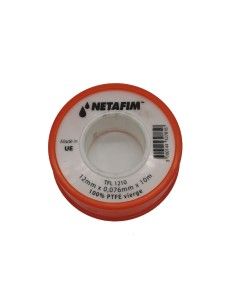 RUBAN TEFLON PTFE VIERGE BLANC 12MM X 0,076MM X 10M