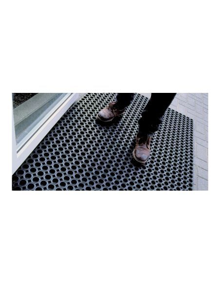 Caillebotis en Caoutchouc Noir