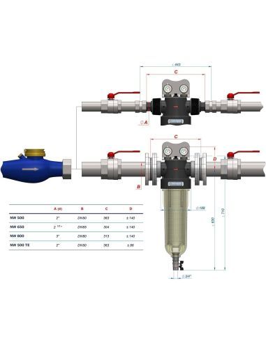 Filtre Cintropur NW 500 2"