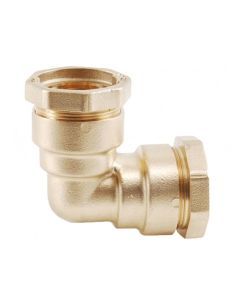 Raccord laiton à compression coude égal