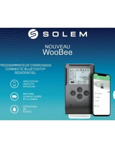 Programmateur SOLEM WOOBEE à pile 9V