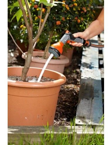 Pistolet arrosoir multi-jets pomme ronde