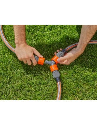 Dérivation en Y avec 3 adaptateurs