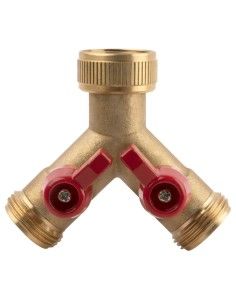 Nez de robinet avec sélecteur de circuit sur mâle 3/4" 2