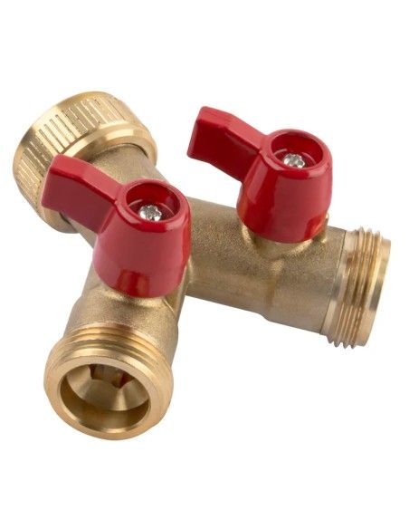 Nez de robinet avec sélecteur de circuit sur mâle 3/4"